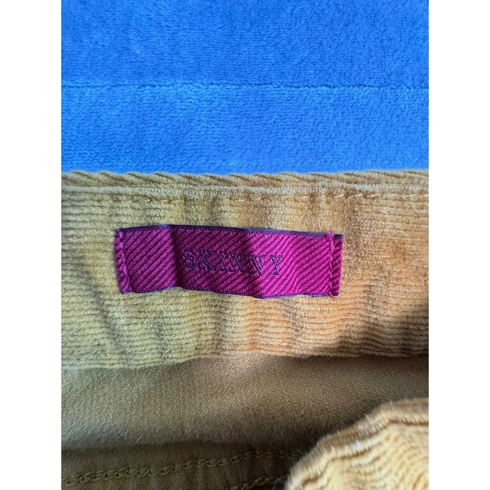 Women's Limited Edition Banana‎ Republic Yellow Corduroy Pants Slim Size 6
